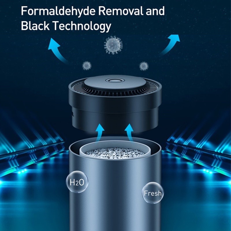 Bộ nước hoa khử mùi ô tô, lọc không khí ô tô Baseus Ripple Car Cup Holder Air Freshener Bảo hành 12 tháng