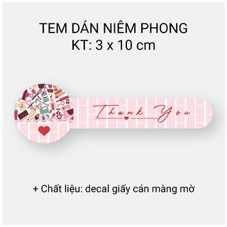 [hoàn xu-Freeship Xtra] 500 Tem nhãn dán, Tem niêm phong hộp