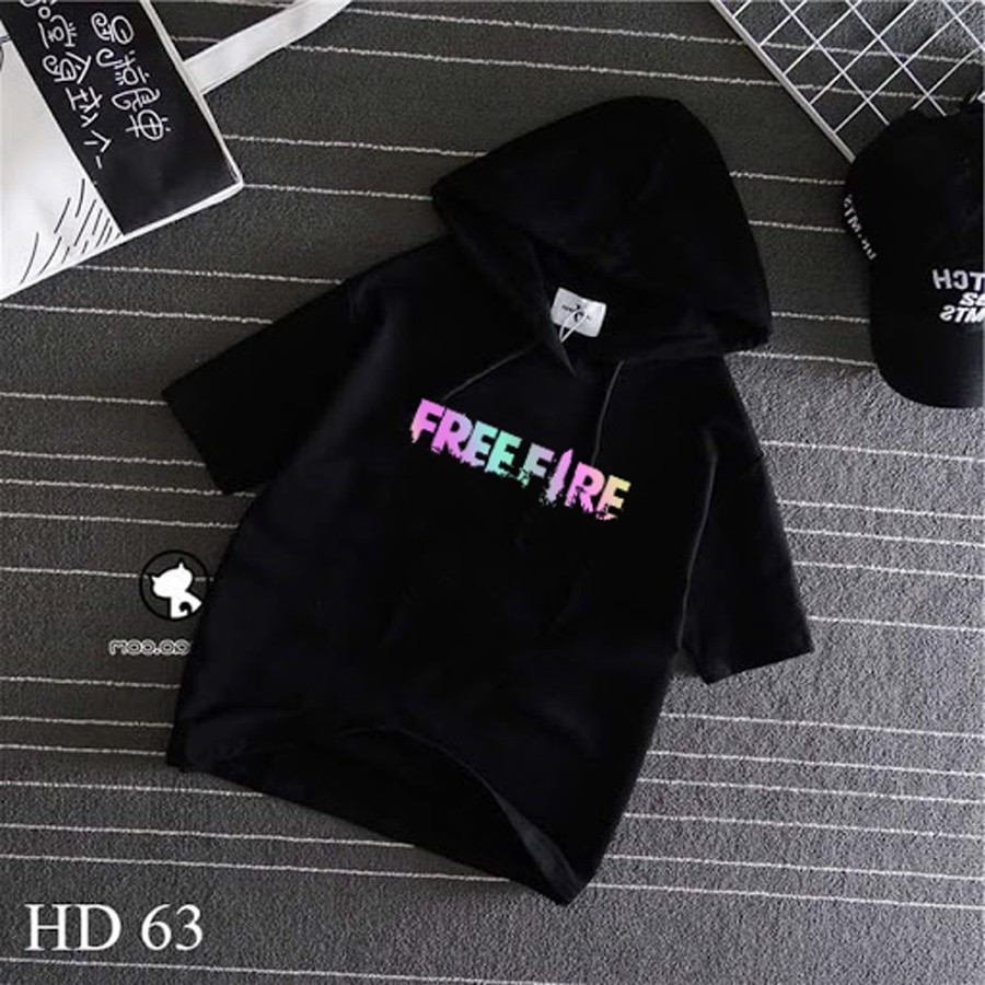 Áo Free Fire Áo Hoodie Tay Lỡ Có Mũ Mẫu 44 CDMSF