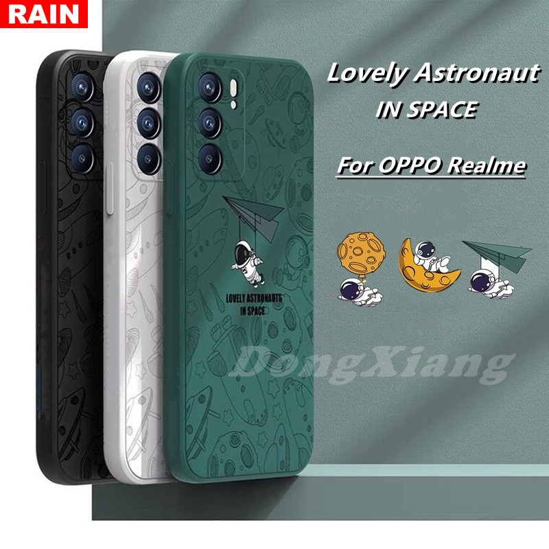 Ốp Điện Thoại Silicon Họa Tiết NASA Cho Realme C11 2021 C20 C15 C12 C25 C25S C3 C2 Realme5 5i 6i Narzo 30A