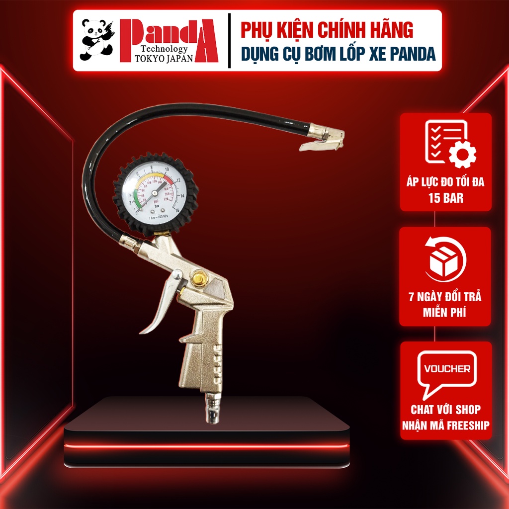 [Mã BMBAU50 giảm 7% đơn 99K] Dụng cụ bơm lốp xe PANDA chuyên dùng cho máy nén khí