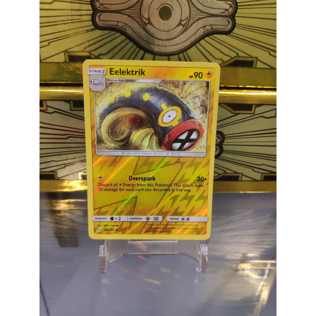 [ Dưa Hấu Yugioh ] Lá bài thẻ bài Pokemon Eelektrik