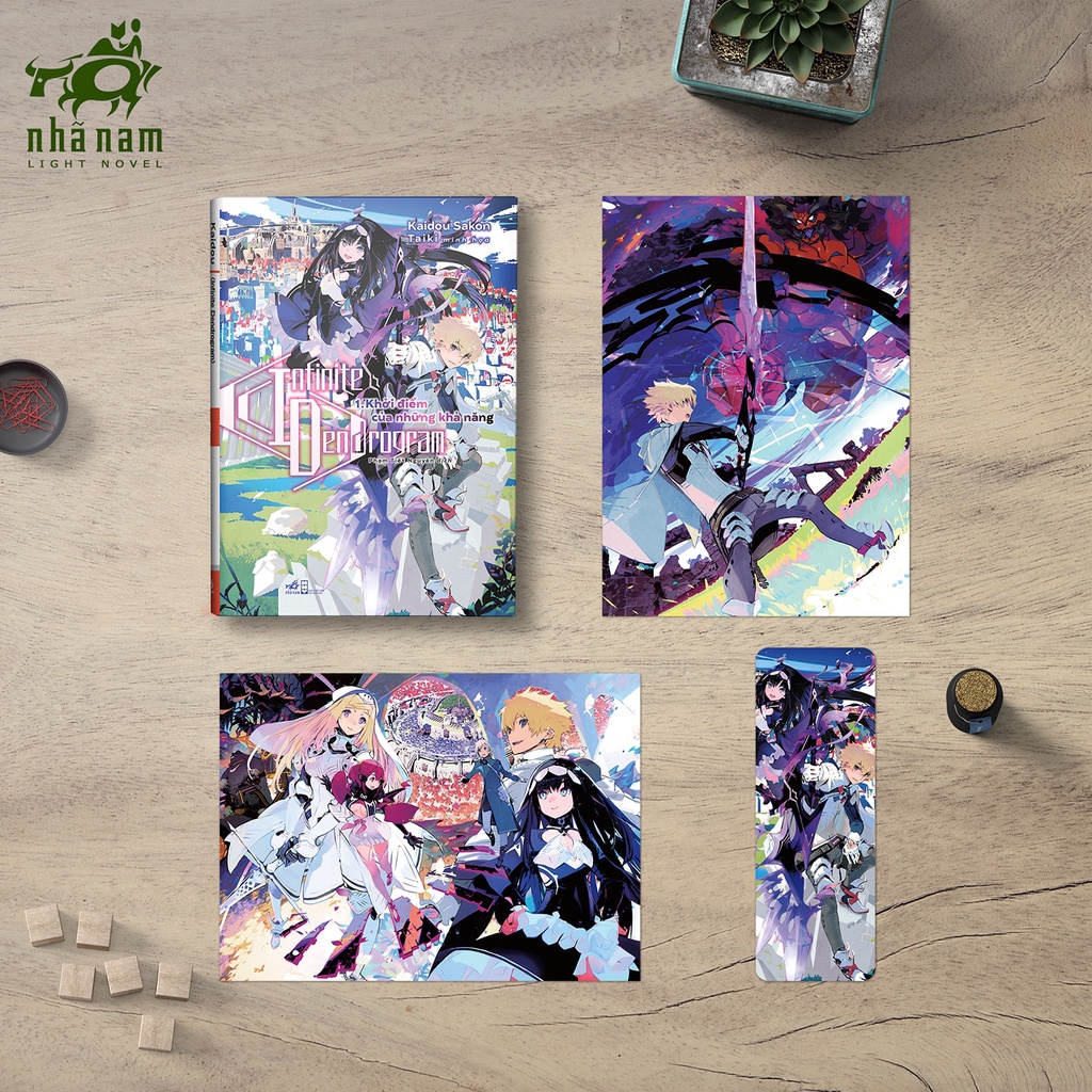 Sách Infinite Dendrogram - Tập 1: Khởi Điểm Của Những Khả Năng - Tặng Kèm 1 Bookmark + 2 Postcard