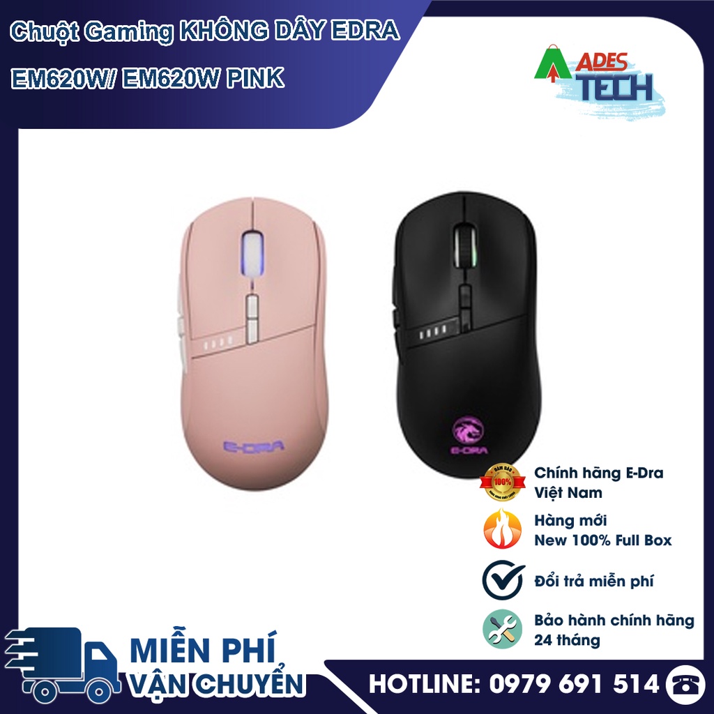 Chuột chơi game không dây E Dra EM620W - Bảo Hành 24 Tháng