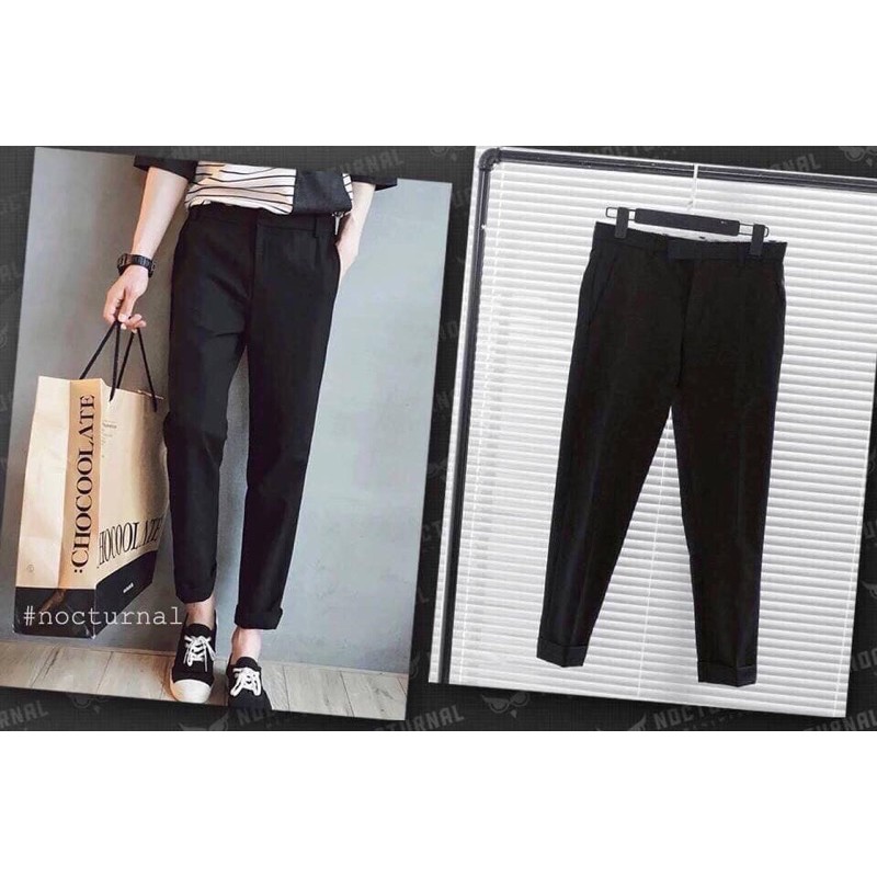 quần baggy âu unisex nam 7 nữ ( kèm ảnh thật tại shop ) | BigBuy360 - bigbuy360.vn