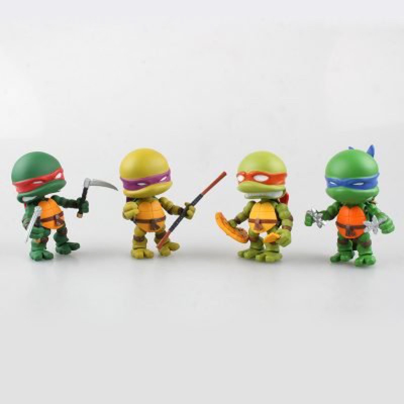 Mô hình figure set: Ninja Rùa bộ 4 con.
