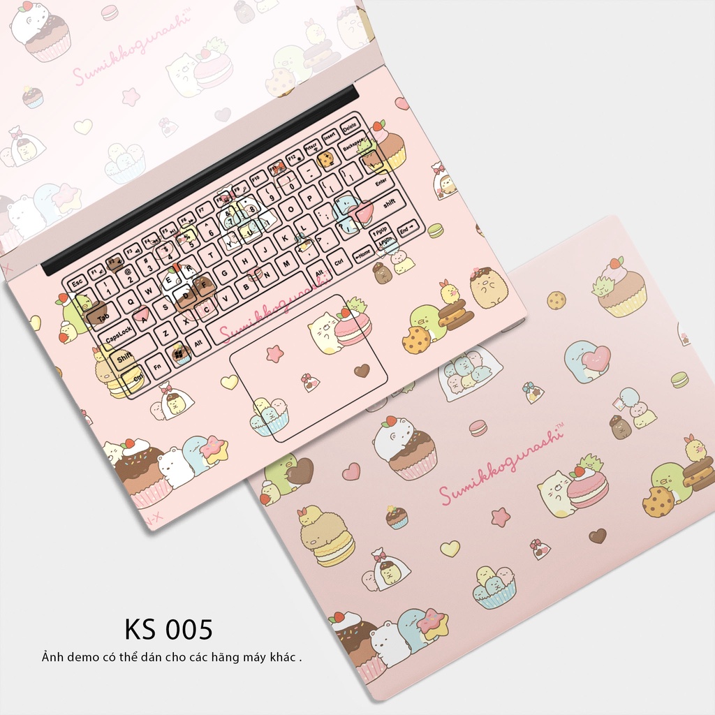 Miếng Dán Skin Laptop Mẫu KS 004 -009