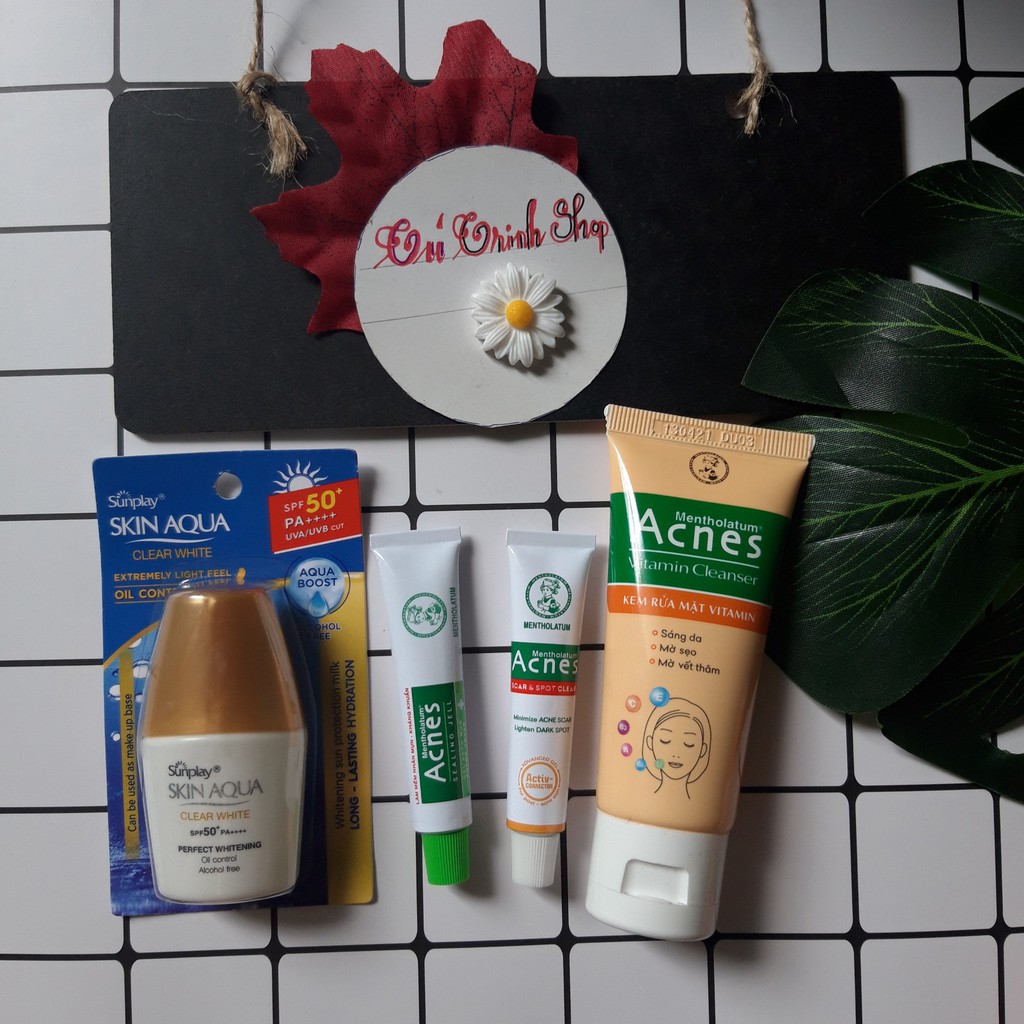 (HÀNG DÙNG THỬ) Combo 7 món Acnes chăm sóc da | BigBuy360 - bigbuy360.vn