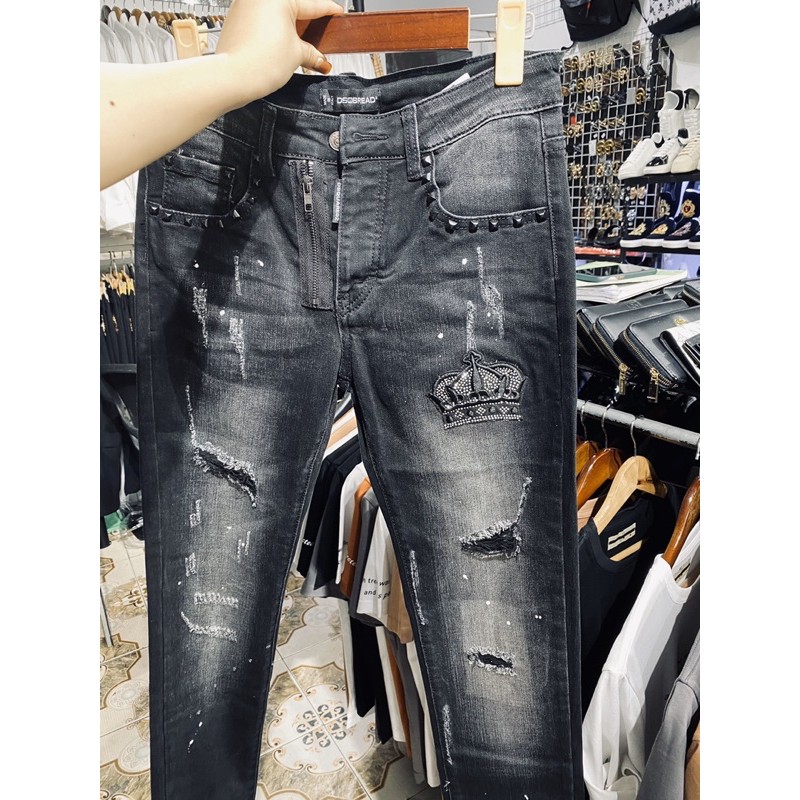 {HOT} QUẦN JEAN BIKER VƯƠNG MIỆN ( Màu xanh và đen) | BigBuy360 - bigbuy360.vn