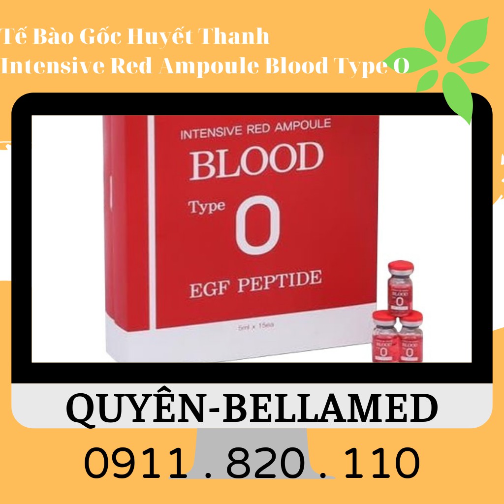 Tế Bào Gốc Huyết Thanh Intensive Red Ampoule Blood Type O