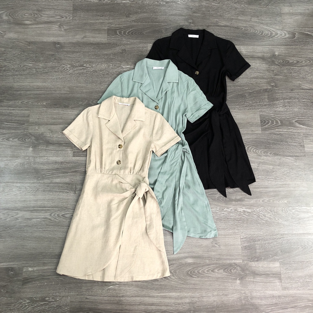 Đầm MNG 2 nút buộc eo bên 3M