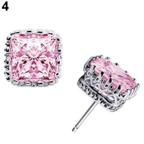 Hoa tai dáng vuông sang trọng cho nữ