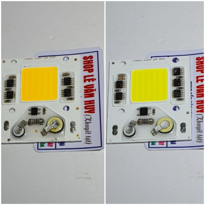Led 50w - 220v 5 * 5.5cm siêu sáng cob