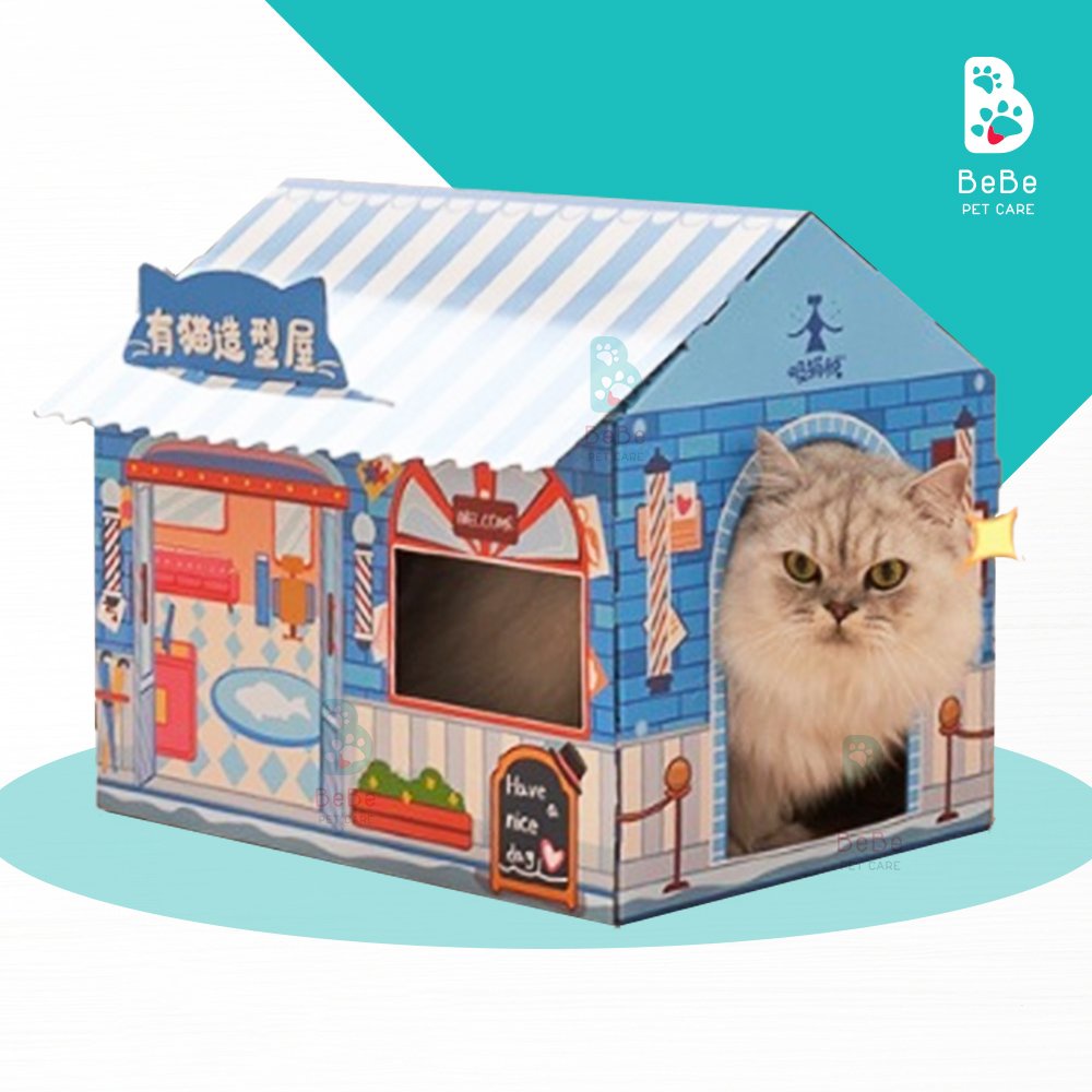 [Siêu Xinh - Kèm Catnip] Villas &amp; Nhà Xịn Kèm Cào Móng Cho Mèo Cực Kỳ Dễ Thương - Đồ Chơi Cho Các Boss Mèo