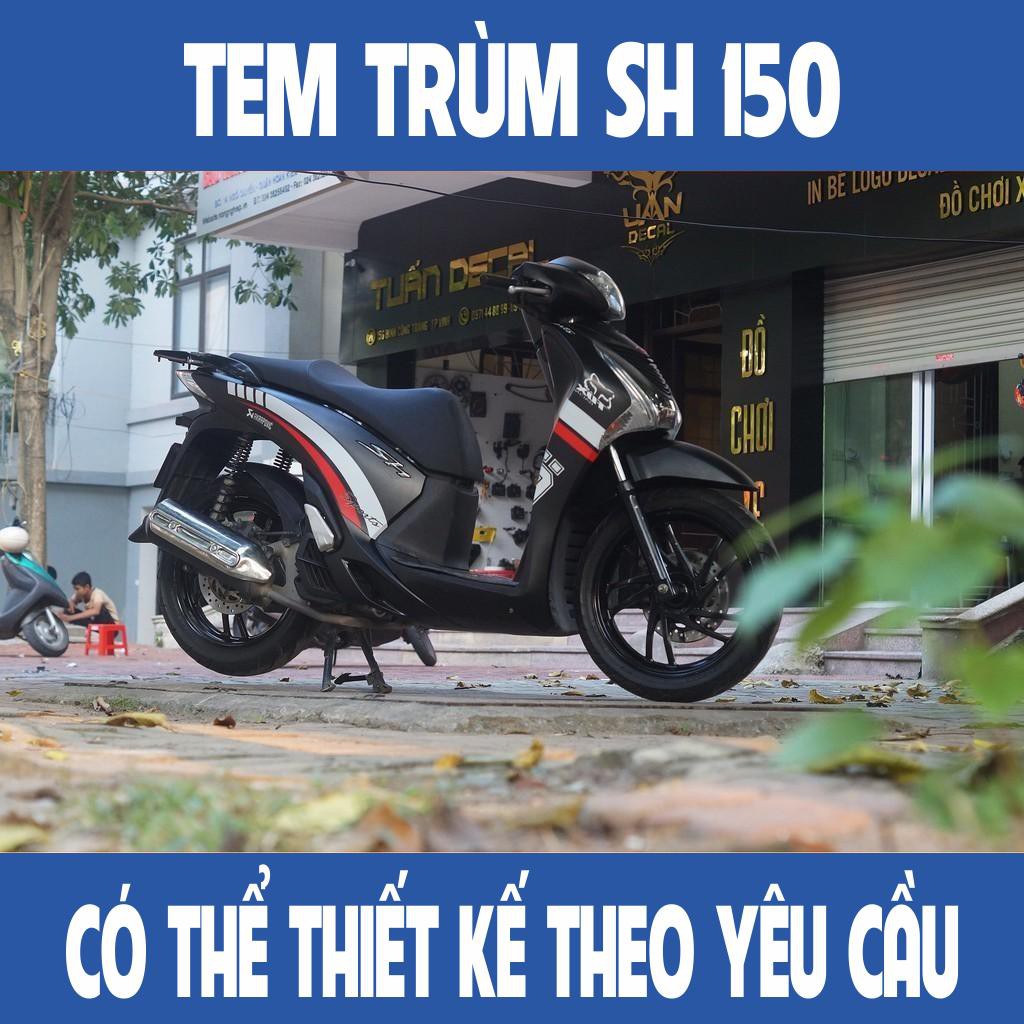 Tem trùm Sh 150 Sport Ohlins đẹp - Đổi màu theo yêu cầu