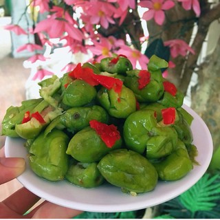 Cà Na Đập Dập Chua Ngọt Kèm Muối