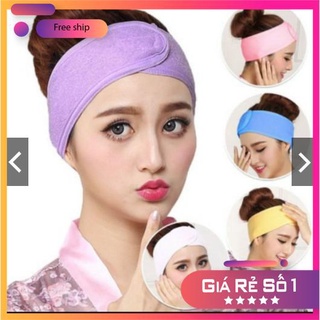 Khăn cuốn tóc cố đinh tóc rửa mặt/ (băng đô) dùng trong nối mi spa phun xăm