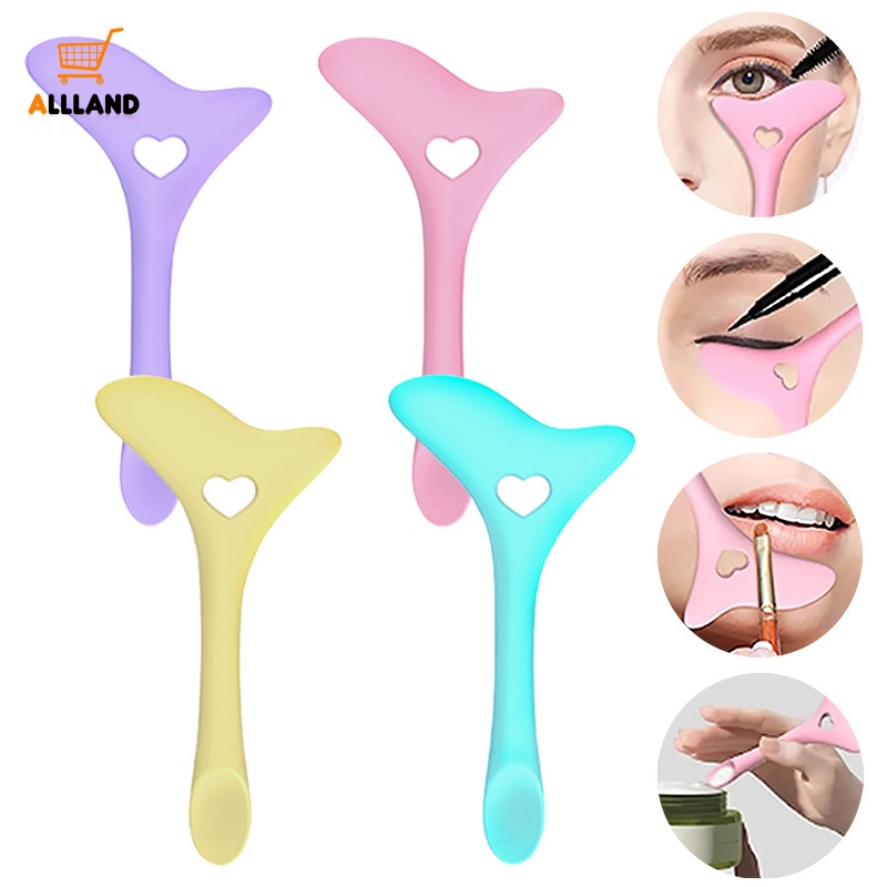 Khuôn Kẻ Mắt/Mascara Đa Năng Bằng Silicone Có Thể Tái Sử Dụng