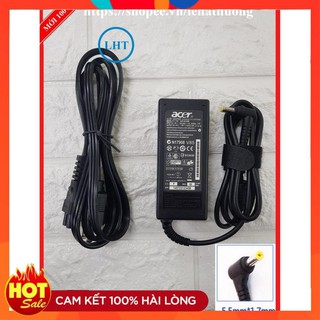 [ Hàng mới ] Sạc Laptop Acer 19v 3.42a (65w) chân thường to đường kính đầu sạc 5.5mm - tặng kèm dây nguồn
