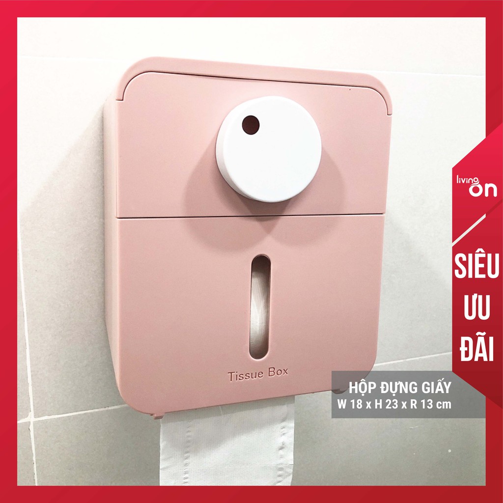 [Mã LIFEHLSALE2 giảm 10% đơn 0Đ] Hộp đựng Giấy Vệ Sinh Cao cấp 2 tầng - Đa năng, Sang trọng, Tiện dụng