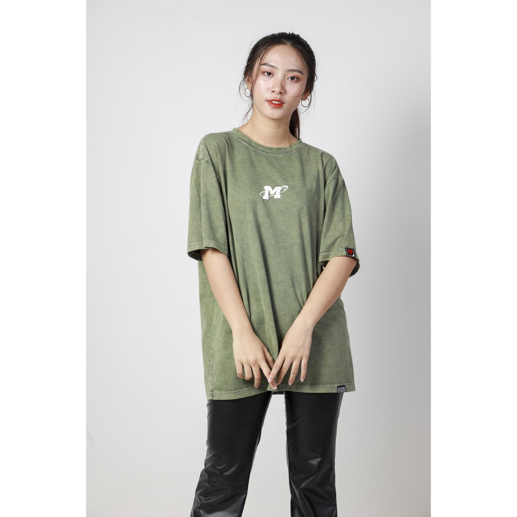 Áo thun form rộng tay lỡ unisex phông nam nữ Wash Cao Cấp Chính hãng Local Brand M STUDIO