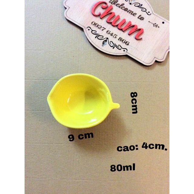 [Hot] Bát ăn dặm kiểu nhật hình chanh,táo,lê