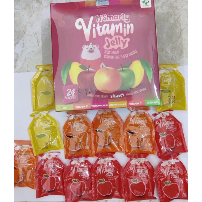 Thạch trái cây vitamin jelly phát triển chiều cao,giúp bé ăn ngon,tăng sức đề kháng