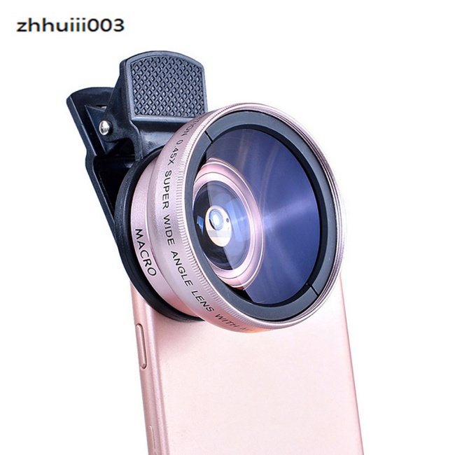 Lens Góc Rộng 0.45x + 12.5x Macro 2 Trong 1 Cho Điện Thoại