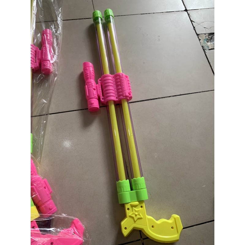 Đồ chơi thụt nước 2 ống đi chơi biển .