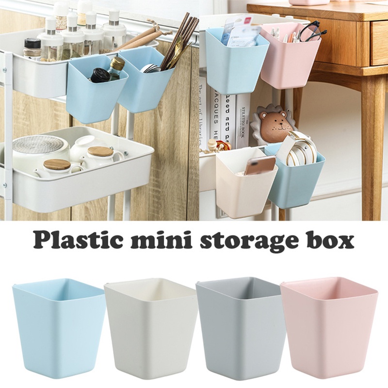 Giỏ nhựa mini đựng bàn chải đánh răng treo tường tiện dụng