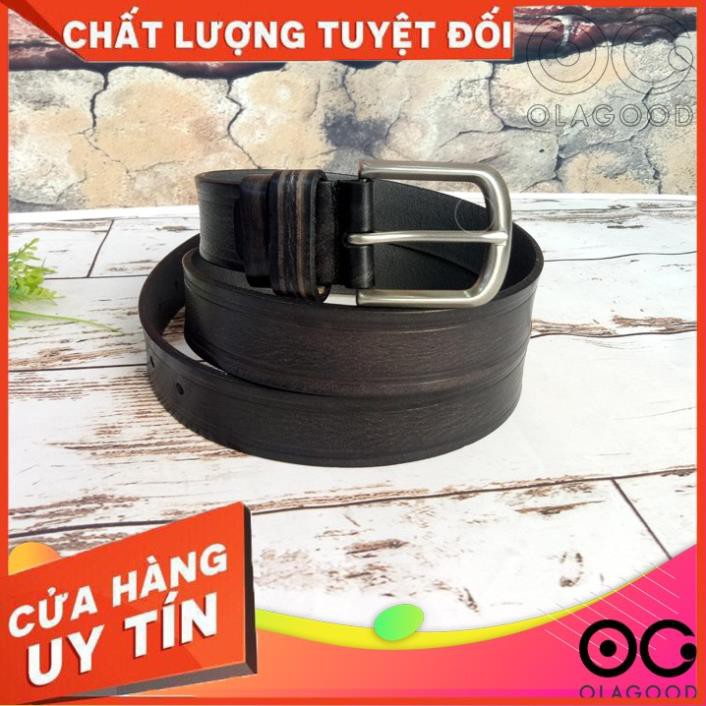 Thắt Lưng Da Bò Nam Màu Đen | BigBuy360 - bigbuy360.vn