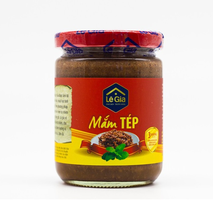 [Mã SKAMLTS7 giảm 10% đơn 150K] [Mã giảm 15K đơn 50K] Mắm Tép- Lê Gia hũ thủy tinh 280g