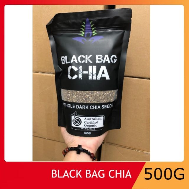 Combo 5 túi hạt chia black bag túi 500gr date 2023