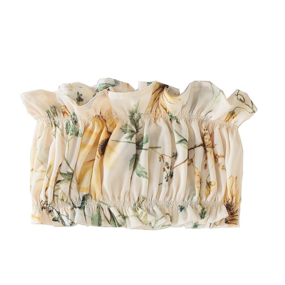 Áo Ống Xếp Ly Cổ Thuyền Phong Cách Âu Mỹ Thời Trang Mùa Hè 2021 Cho Nữ | BigBuy360 - bigbuy360.vn