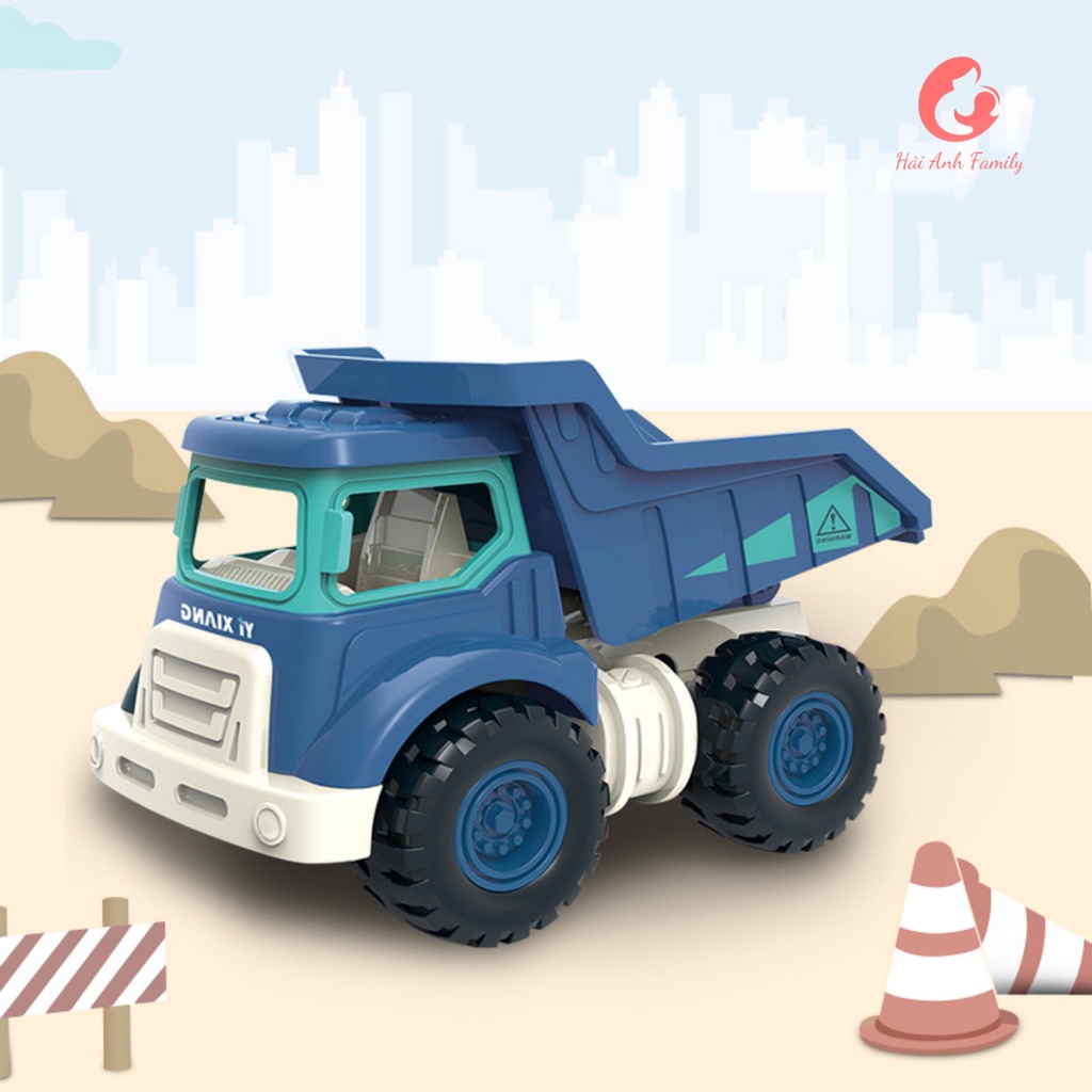 Đồ chơi xe kỹ thuật công trình xây dựng chất liệu nhựa cao cấp an toàn cho bé