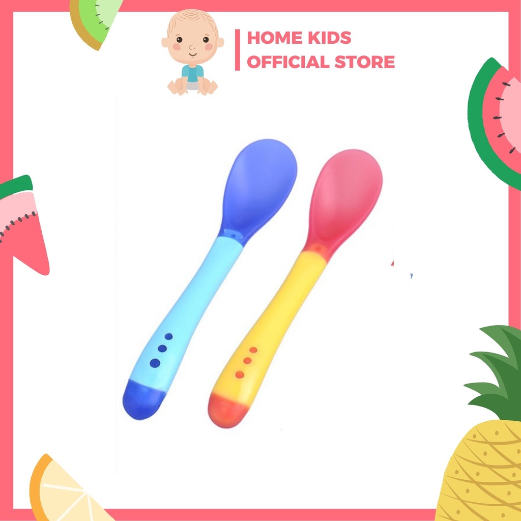 [HCM - SIÊU RẺ] Thìa Báo Nóng Ăn Dặm Cho Bé