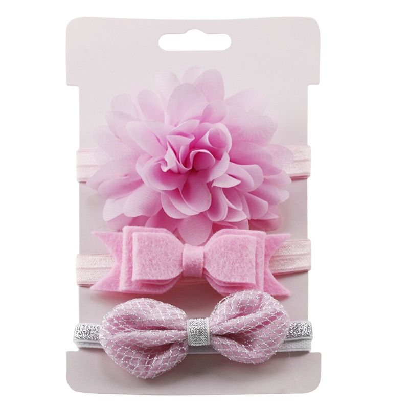 Set 3 Băng Đô Nơ Thời Trang Cho Bé Gái