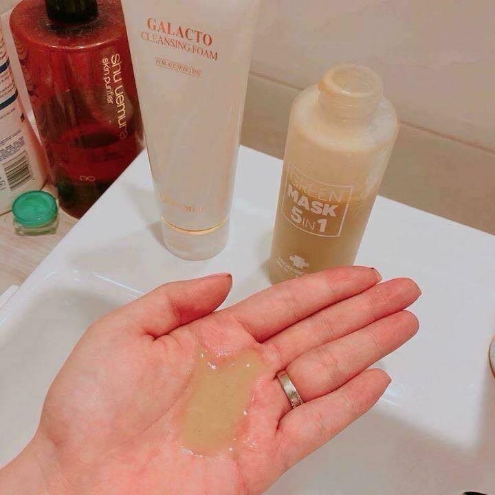 Mặt Nạ Tẩy Tế Bào Chết Genie Green Mask 5in1 100ml