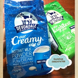 Sữa tươi Devondale nguyên kem 1kg date 2/25