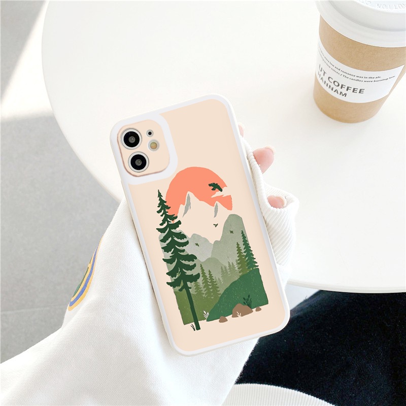 ỐP LƯNG IPHONE Phong cảnh như tranh ốp iphone 12 pro/13pro/13promax/7/7+/8/8+/X/XS/XSM/11/11PMROMAX tr1094