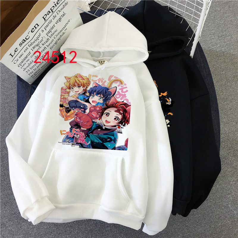 Áo Hoodie Họa Tiết Hoạt Hình Demon Slayer Anime Kimetsu No Yaiba Thời Trang Unisex | BigBuy360 - bigbuy360.vn