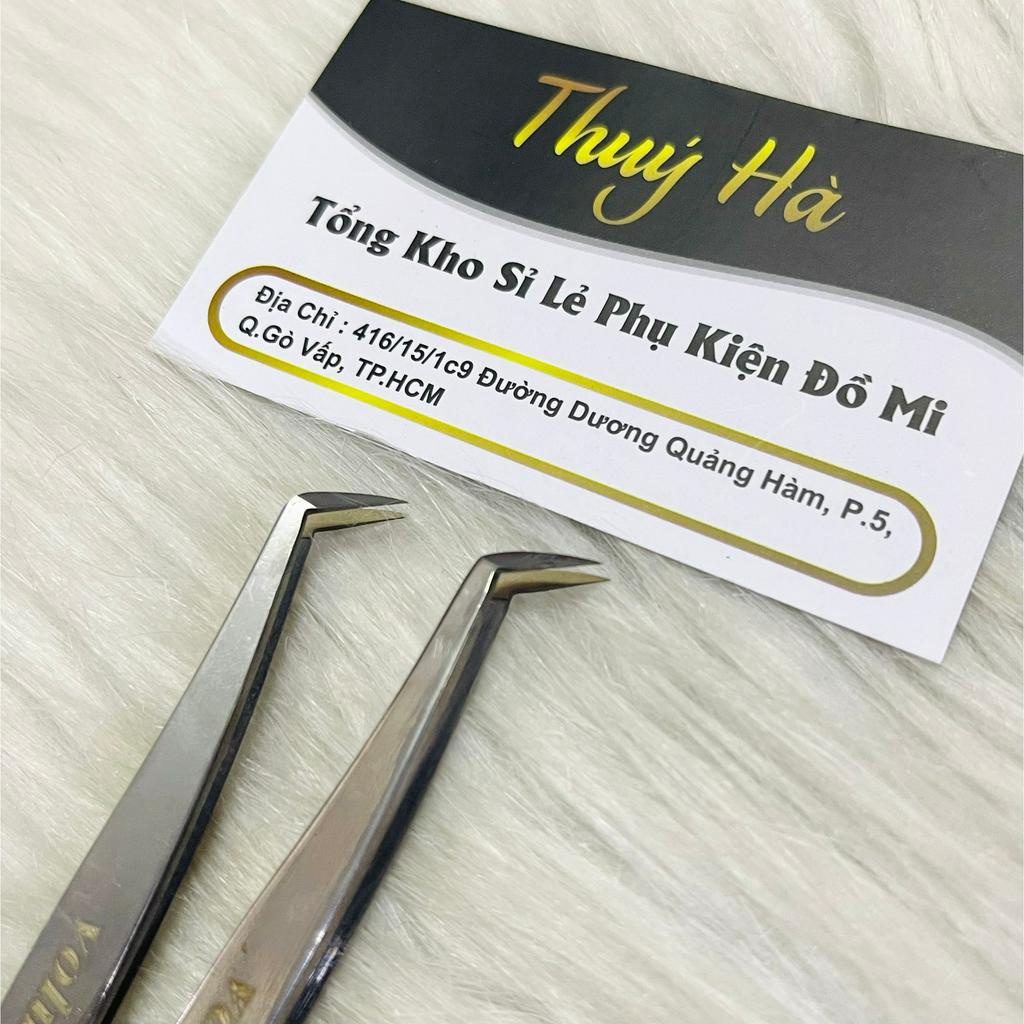 Nhíp nối mi volume gắp 20d -30d Nhật mũi 12mm và 15mm_Dụng cụ nối mi Thúy Hà