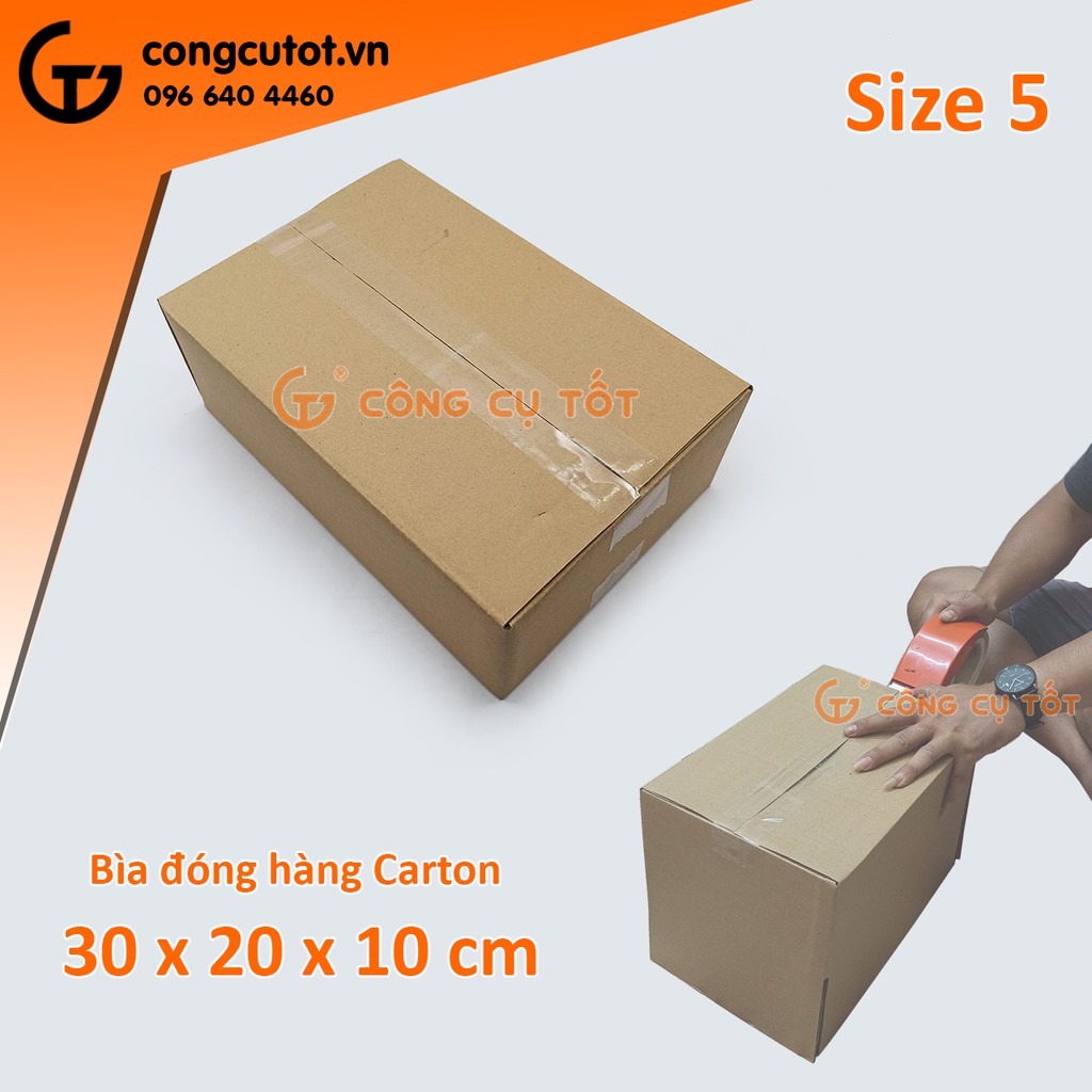 Combo 20 bìa đóng hàng loại đẹp kích thước 30x20x10cm