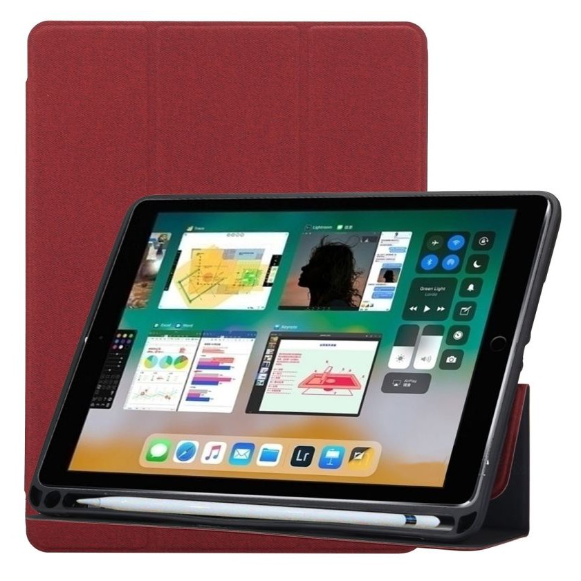 Bao da cho iPad gen 7 gen 8 10.2 inch / iPad Pro 10.5/ Air3 10.5 có khay đựng bút | BigBuy360 - bigbuy360.vn