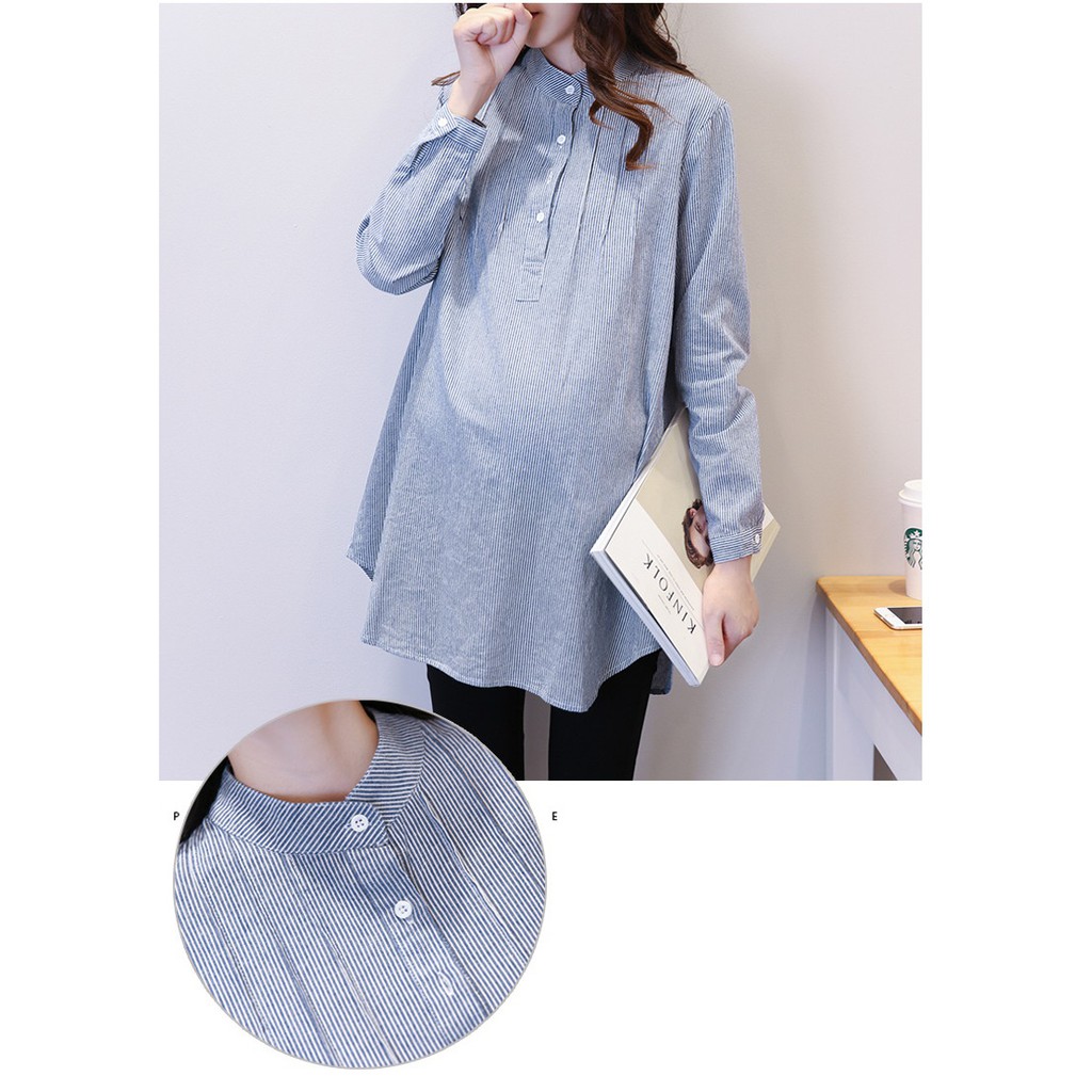 Áo Bầu Xinh Sơ Mi Bầu Xinh AB132