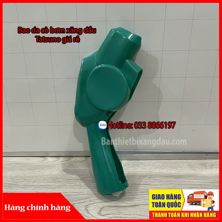 Bao da cò bơm xăng dầu Tatsuno màu xanh lá cây