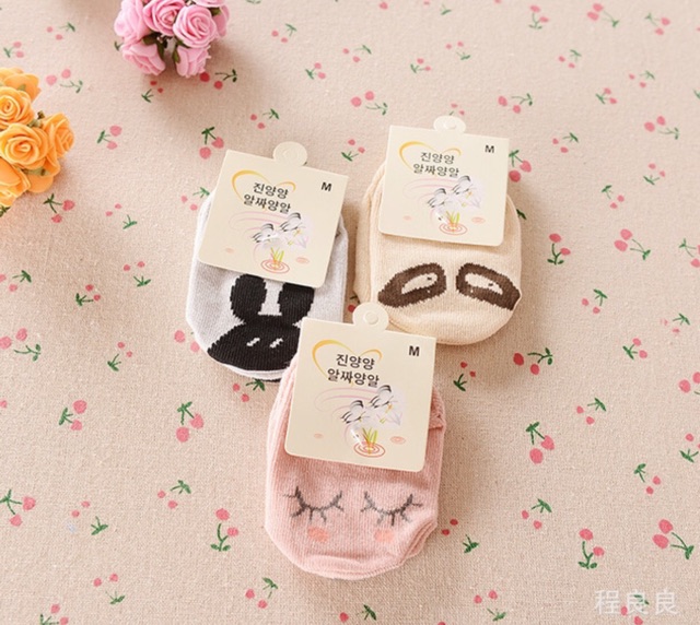 Tất chống trượt cute cho bé Hàn Quốc (chọn mẫu)