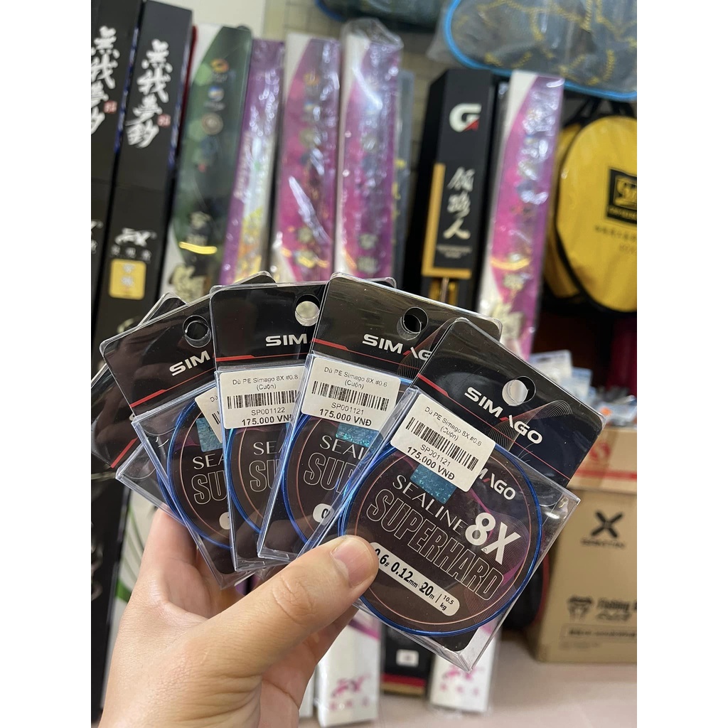 THẺO DÙ PE SIMAGO ( Có Số 0.6 , 0.8 , 1.0 )