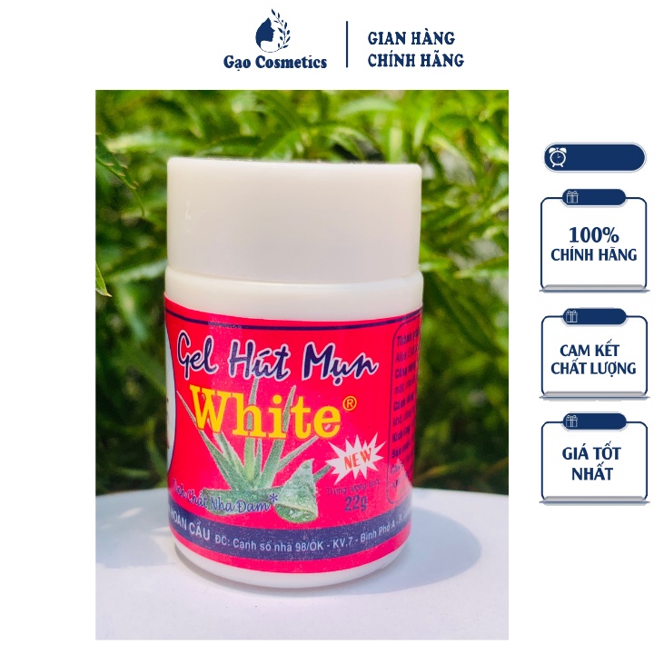 Gel Hút Lột Mụn Nha Đam White 22ml