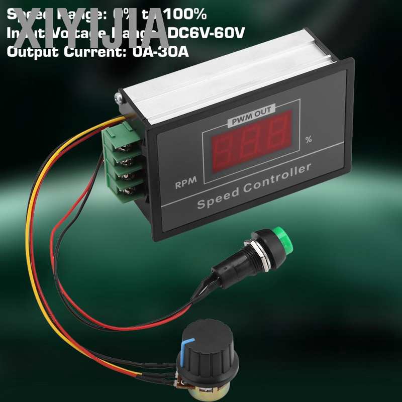 Mô Đun Công Tắc Điều Khiển Tốc Độ Động Cơ Điện Tử 30a Dc 6-60v Pwm